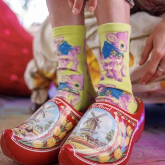 Magnolia Pearl Accessories - Magnolia Pearl My Pet Deer Socks